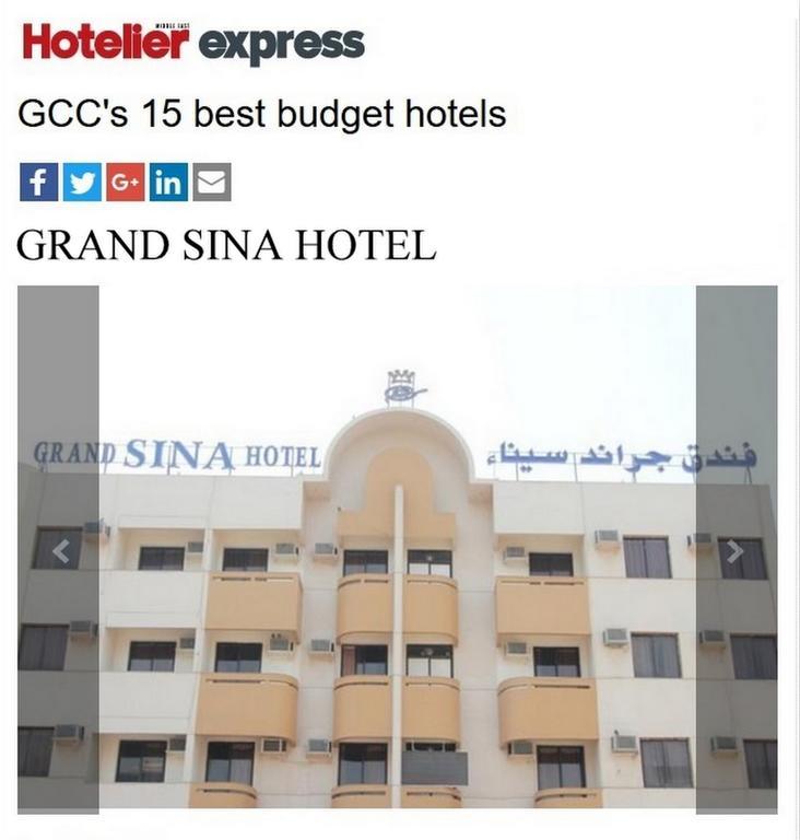 Grand Sina Hotel Dubaj Exteriér fotografie